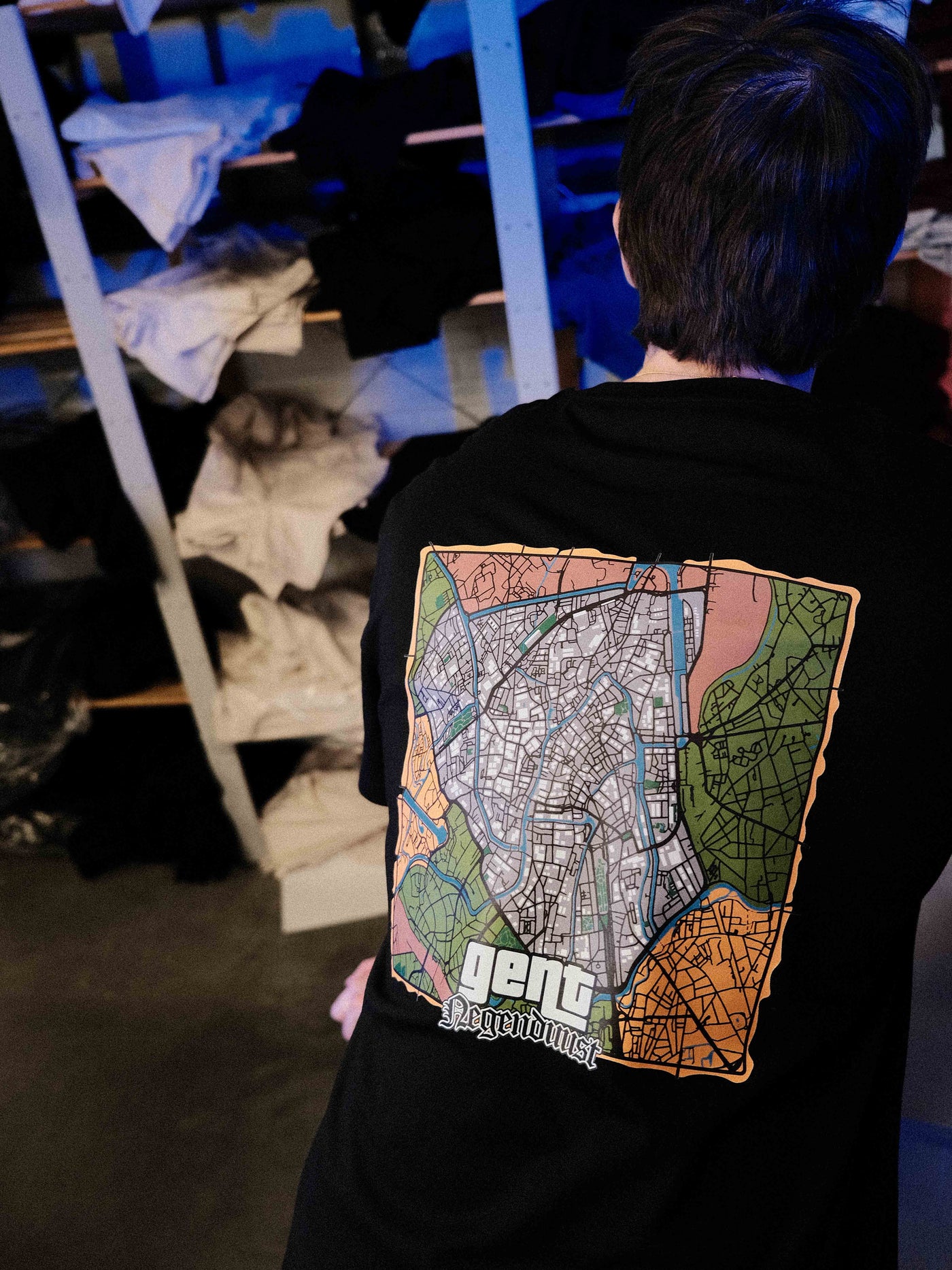 Gent City Map | premium t-shirt