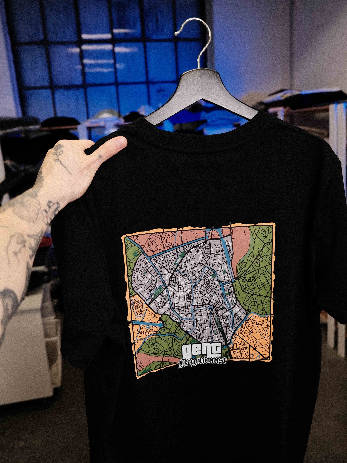 Gent City Map | premium t-shirt