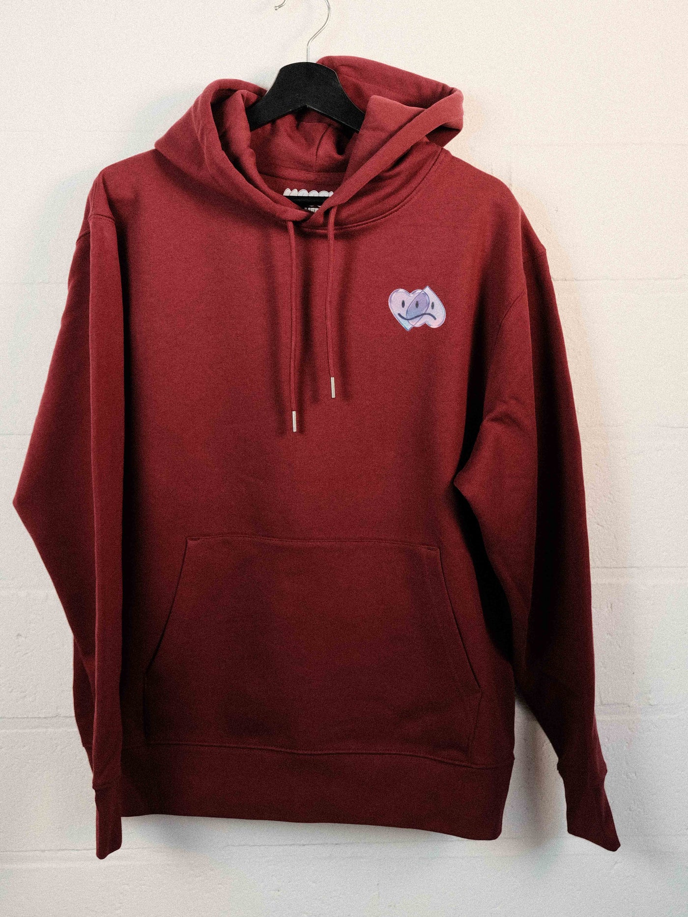 Onbespreekbaar gummy logo premium hoodie