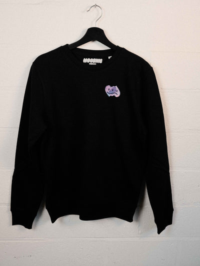 Onbespreekbaar gummy logo sweater